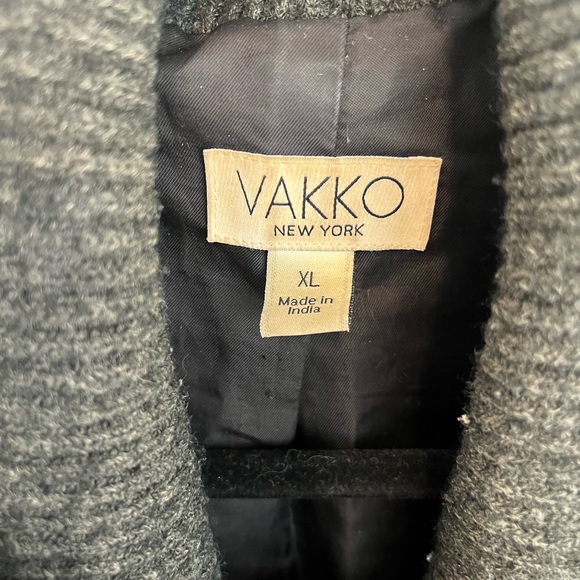 Black Leather Jacket with Shawl Collar - Picture 4 of 4